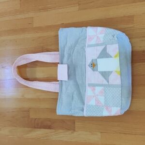 Handmade Quilted Patchwork Penguin Bag